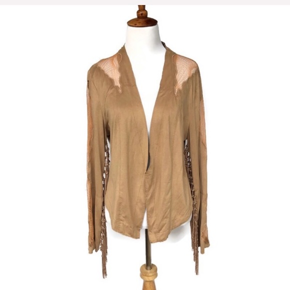 Umgee Jackets & Blazers - Umgee Western Jacket W Fringe And Lace Size Large